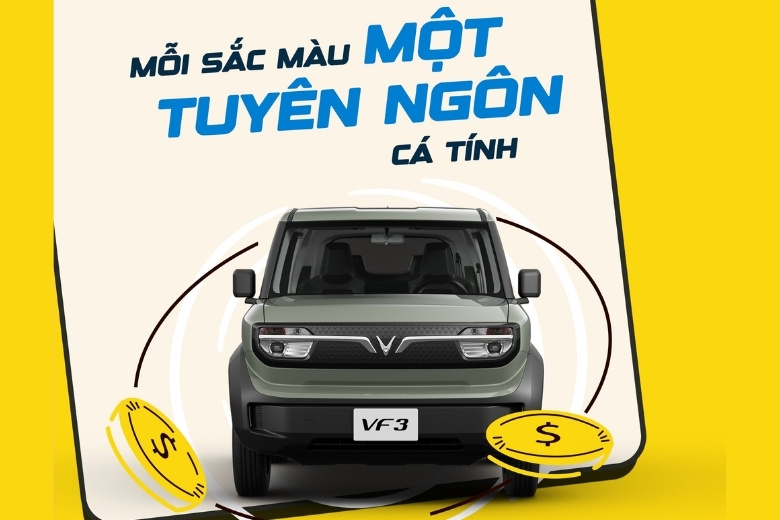 chuong trinh khuyen mai mau nang cao cho vf3 thong diep doc ban