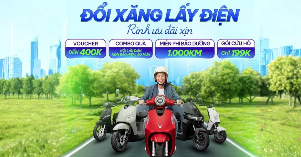 Khuyến mãi xe máy điện VinFast tháng 4